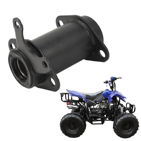 Rear Axle Bearing Carrier Hub for 50cc to 125cc ATVs Quad Go Karts, Beefy Heavy Duty Replacement, shown with blue ATV