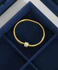 Super Slick Microfiber Jewelry Display Tray With Six Grid Compartments For Ring Earring Bracelet And Necklace Storage Stackable Countertop Organizer Plate Hits Different with gold bracelet in compartment.