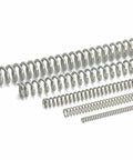 Dope Compression Springs Kit For DIY Projects And Repairs, Two 304 Stainless Steel Springs, various sizes lined up