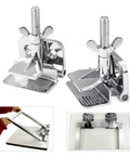 Two Pack Butterfly Frame Hinge Clamp Set For Screen Printing Heavy Duty Zinc Alloy DIY Hobby Tool With Screws
