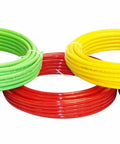 Coiled Two Pack 5/16 Inch Outer Diameter Black SAE J844 Nylon Air Brake Tubing, 100 Feet, DOT Compliant pneumatic air line hoses