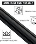 Black T Slot 4040 Aluminum Extrusion Kit 10 Pieces Each 39.4 Inches Long Heavy Duty Anodized Aluminum Profile anti-rust features