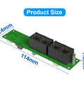 Premium Communication Interface Board For Smart Bms Delivering Rock Solid Parallel Battery Setup Heavy Duty Build with connectors.