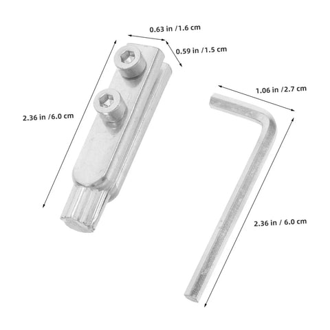 Heavy Duty 2 Piece Broken Valve Screw Extractor Kit Made From Premium Stainless Steel For Effortless Faucet Removal And Pipe Thread Repair Jobs Made Easy, 2.36 in