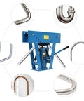 16 Ton Hydraulic Pipe Bender Pro Grade With 8 Dies One Half Inch To Three Inch Manual Tube Bending Machine with Various Bent Pipes