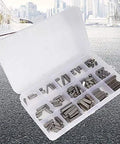 Feather Key Set 140 Pcs Round Ended Square Parallel Keys Kit With 3, 4, 5, 6 Mm Sizes For Power Tools And Machinery Pro Grade