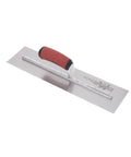 Pro Grade Finishing Trowel 16 by 4 Inch with High Carbon Steel Blade, DuraSoft Curved Handle, Xtralite Mounting for Spackling