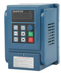 380V 4kW Three Phase VFD Inverter With PWM Control Variable Frequency Drive close-up of front panel and controls