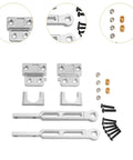 One Twelfth Scale RC Rear Axle Upgrade Kit With Aluminum Alloy Suspension Links And Sturdy Chassis Components For MN82 Pro And MN82 Silver