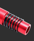 8 Piece Aluminum Bicycle Headset Spacer Set for One and One Eighth Inch Threadless Stems with Black Anodized Finish