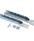 Two Pack Beefed Up Garage Door Reinforcement Brackets For Adjustable Openers Steel Zinc Plated Rust Resistant Heavy Duty Mounting Brackets