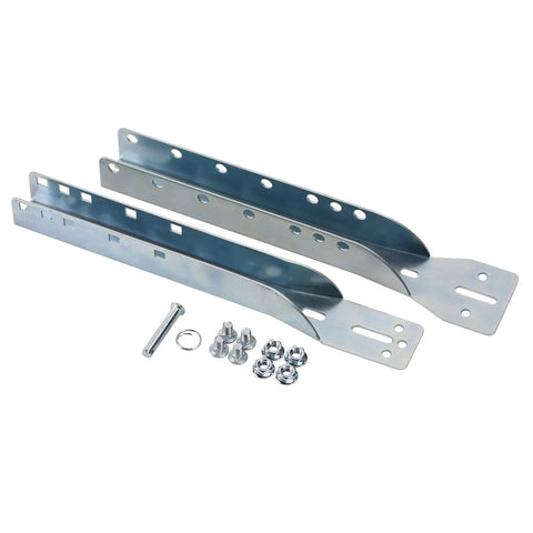 Two Pack Beefed Up Garage Door Reinforcement Brackets For Adjustable Openers Steel Zinc Plated Rust Resistant Heavy Duty Mounting Brackets