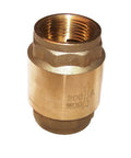 Inline Lead-Free Check Valve G31SL Three Quarters Inch, 200 WOG For Water Oil Gas, bronze valve with threaded ends
