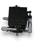 Top view of Motorized Rotary Positioning Stage LT80L With Manual Displacement Fine Adjustment Rotary Platform XYZRG80.