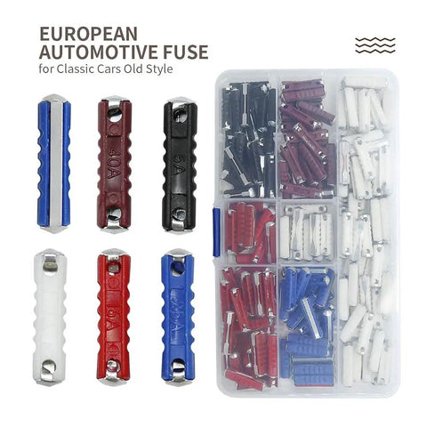 European Torpedo Type Car Fuses For Classic Rides Old School Electrical Protection 5A 8A 16A 25A 40A Pack Of 200 Box
