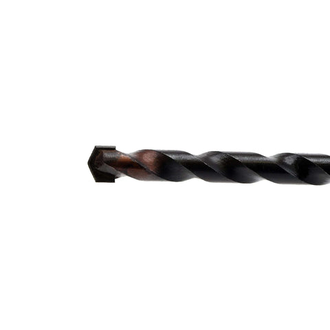 Masonry drill bit, 3/16 in diameter x 5-1/2 in length, carbide-tipped.