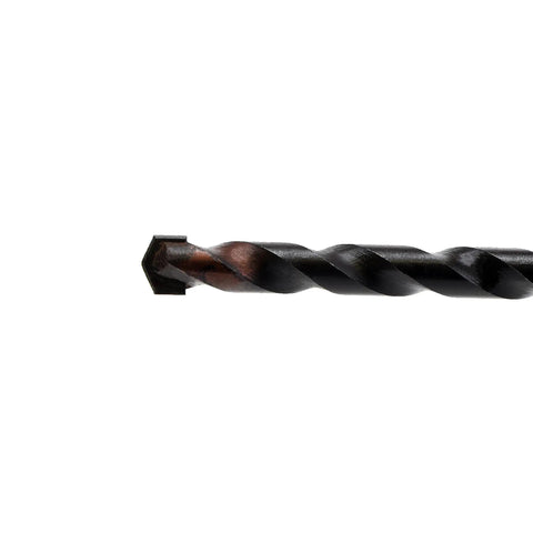 Premium 5 Pack 3/16 X 5 1/2 Inch Tapcon Screw Drill Bits featuring sharp carbide tips, close-up of drill bit with tenon shank design.