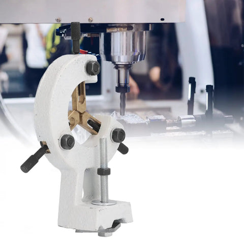 Heavy Duty Metal Steady Rest And Center Frame Stabilizer For Mini Lathe WM210 MX210 8X16 INCH with visible clamps and screws.