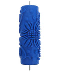 Hella Easy Textured Rubber Paint Roller For Walls Kick Up Your Home Vibes With This Blue Pattern Tool Perfect For Diy Art Projects And Quick Refreshes, featuring blue floral texture.