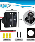 Dusk To Dawn Sensor For Outdoor Lights 120V Photoelectric Switch dimensions and accessories overview