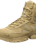 Side view of Mens Velocitor Waterproof Side Zip Boot With Slip Resistant Rubber Outsole Olive Mojave 12 M US