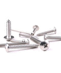 Badass 304 Stainless Steel Phillips Truss Self Drilling Sheet Metal Tek Screws Assortment Kit on white background