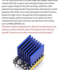 TMC2209 V2.0 Stepper Driver With UART Ultra Silent 2.5A close-up view with large heatsink for Ender 3 3D Printer Upgrade