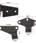 DIY Friendly Car Door Hinge Assembly Replacement Kit parts with dimensions for inside and outside hinges
