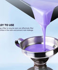 Stainless Steel Resin Funnel With Filter Cup For MSLA DLP LCD 3D Printers Aids Resin Recycling And Filters Out Foreign Resin Chunks