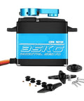 Heavy Duty Digital Servo Motor Delivering Beast Level 35Kg Cm Torque With Full Metal Gears And Waterproof Sealing showing motor and accessories.