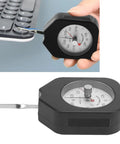 Dial Tension Tester Workhorse Pull Scale Meter For Micro Switches And Electronic Relays With Clear Viewing Cover ABS And Alloy Body Pro Grade Precision Readout For Relay Tip Pressure And Accurate Tension Checks. handheld ABS alloy dial tester, 1.5N range, measuring keyboard switch pressure