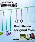 Swing Line Kit For Backyards Turn Healthy Trees Into The Ultimate Swing Set With Gym Rings Easy To Install And Safe For Kids