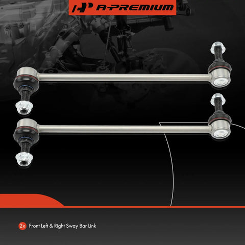 Two Piece Front Sway Bar Link Set For Nissan Sentra 2013 To 2019 Juke 2011 To 2017 Leaf 2011 To 2012 NV200 2013 To 2021 City Express 2015 To 2018
