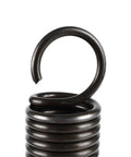 Close-up of Heavy Duty Steel Hook Extension Spring For Garage Doors Rc Cars And Custom Builds Featuring 4Mm Wire Gauge.