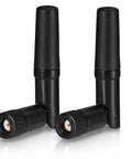 Dual Band WiFi Antenna Set 2.4GHz 5GHz RP SMA Antennas 2 Pack For PC Desktop PCIe Cards Routers External Adapters