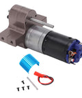 Beefy Metal Gearbox With 370 Motor For 1/16 Scale RC Military Truck, Upgraded High Torque Transmission With Smooth Shifts