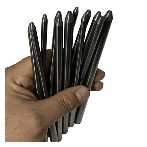 Top Tier AZAXCQ Carbide Valve Guide Pilot Set For Seat 9.52mm Shank Perfect Fit For Daily Fixes And Garage Jobs Sturdy Durable Kit, black carbide pilots in hand