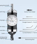 Coaxial Centering Dial Test Indicator Pro Grade For Milling And Boring Machines 0-0.15 In Range With 0.0005 In Resolution Three Eighths Inch