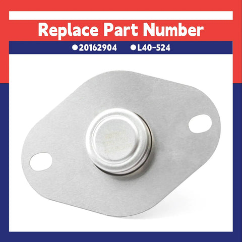 Primary Limit Switch 150 Degree 110 Degree Replacement For Goodman Furnace L40-524 20162904 fits ACEC960803BNAA ACSH960453BXAA