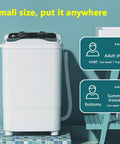 No Sweat Portable Single Tub Washing Machine in compact design, suitable for washing shirts and trousers, for small spaces.