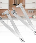Heavy Duty Cabinet Lift Up Struts Hinges Set Of 10 For Cupboards in durable iron in a kitchen setting