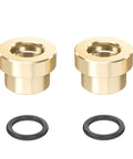 Steering Stem Bushing Bearing Built To Last Road Ready For Bikes And Motorcycles Self Lubricating H62 Bronze Heavy Duty Durability Smooth Quiet Handling Corrosion Resistant Long Lasting Performance set of two with O-rings