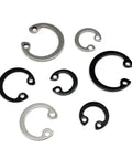 3-Set M8 To M24 Retaining Rings Assortment Kit C Type Internal Circlips 304 Stainless Steel 65Mn Snap Rings