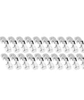 Stainless Steel Cabinet Hinges No Drill Flush Mount Concealed Buffer For Doors Hidden Cupboard Hinges Quiet Close 20 pcs