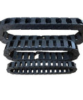 Rock Solid Cable Drag Chain Wire Carrier One Meter Long Plastic Bridge Towline, showing three sections for 3D printers and CNC routers.