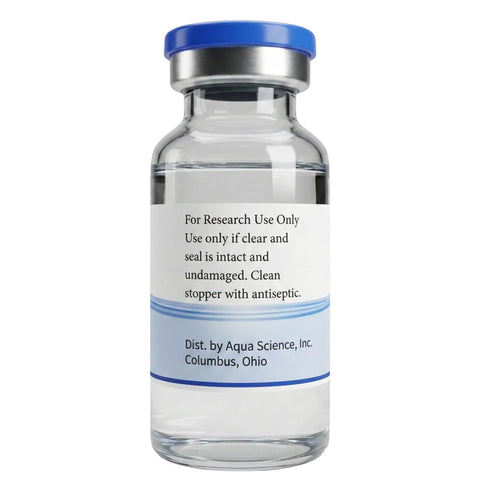 Reconstitution Solution 2-Pack - 30ml - Ultra Clean Solution in Premium Glass Vials | Made in USA, showing clear vial with cap.
