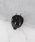 Bottom view of 4 Pack Plug And Play 16mm Rotary Switch Kit With 1 Pole And 8 Positions Washer And Nut Black RS16 IP66 Rated