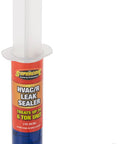 Front view of TSI Supercool HVAC leak sealer syringe with application hose, 2 oz (60 mL)
