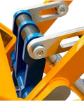 Close-up of Heavy Duty Car Frame Bench For Auto Body Collision Repair System With 7700 Lb Capacity 60KN Pulling Power 360 Degree Pull