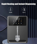 Wall Mounted Hot Water Dispenser With Child Lock And Five Precise Temperature Controls, 30 L Per Hour Capacity, Gray Finish
